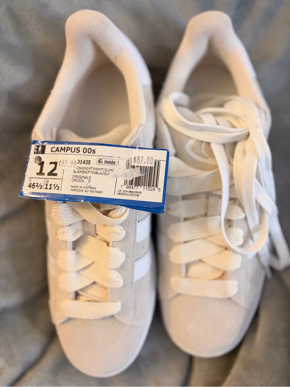 adidas Originals Campus Sneakers in Off-White/Beige